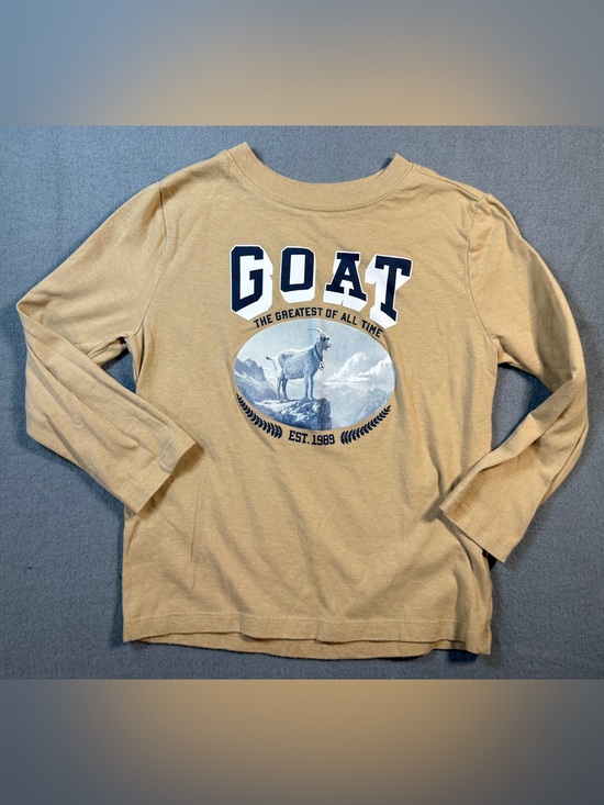 Carter's Other - Carter's Tan GOAT Graphic Long-Sleeve Tee
